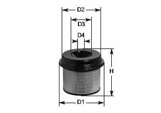 CLEAN FILTERS Gaisa filtrs MA 774